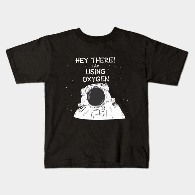 astronaut Kids T-Shirt by atizadorgris